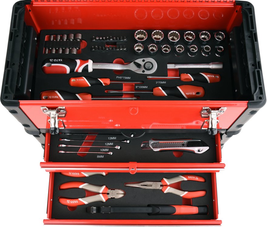 TOOL TROLEY 3 PARTS WITH TOOLS (YT-09104)