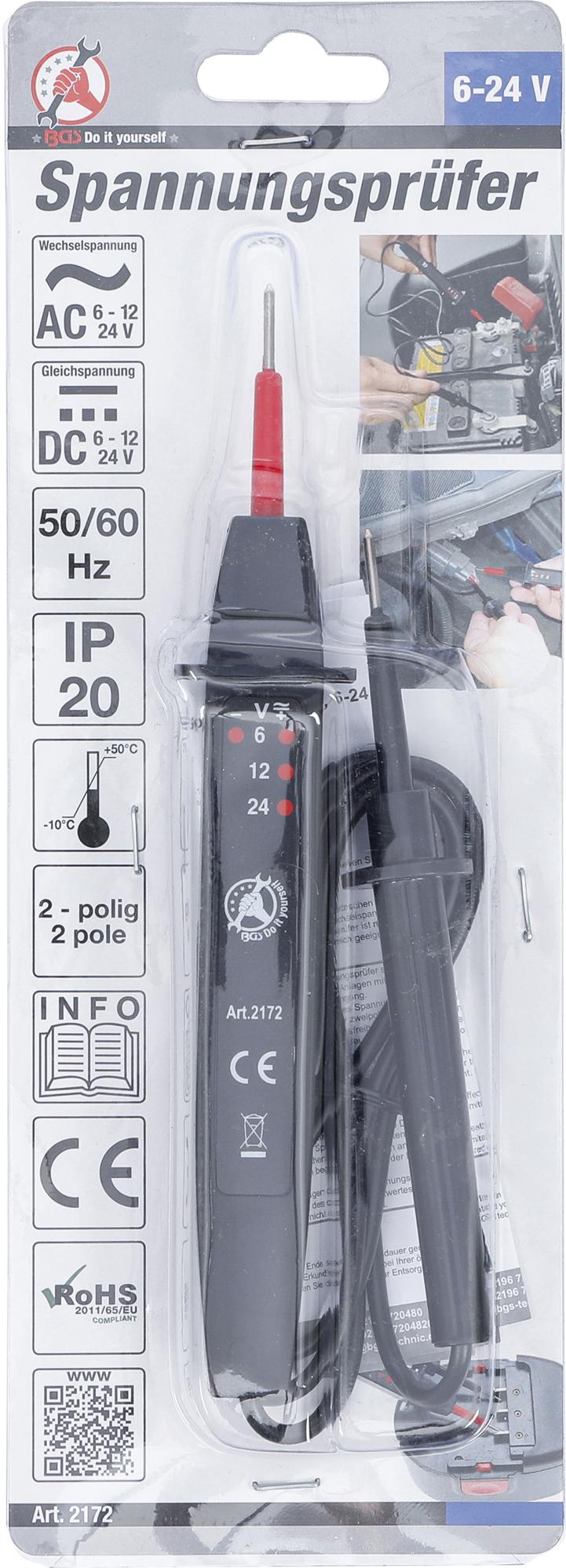 VOLTAGE TESTER | 6-24 V (2172)