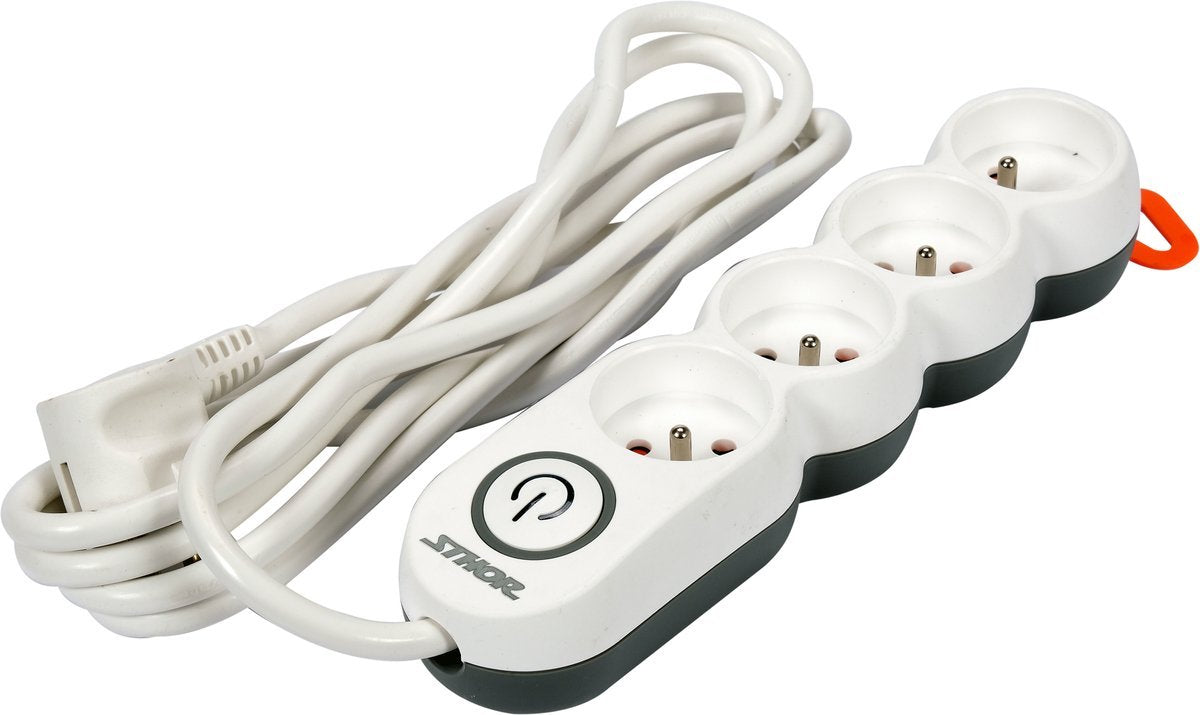 POWER STRIP W. GROUND 4S 3M (72354)