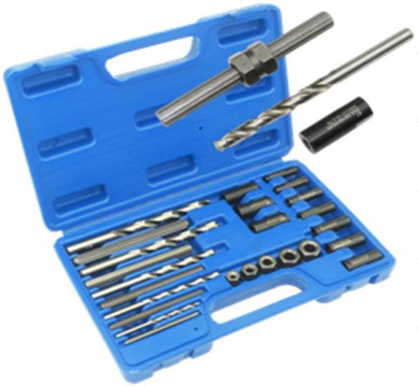 BROKEN BOLT EXTRACTOR/REMOVER SET 25 PCS. (8462EP)