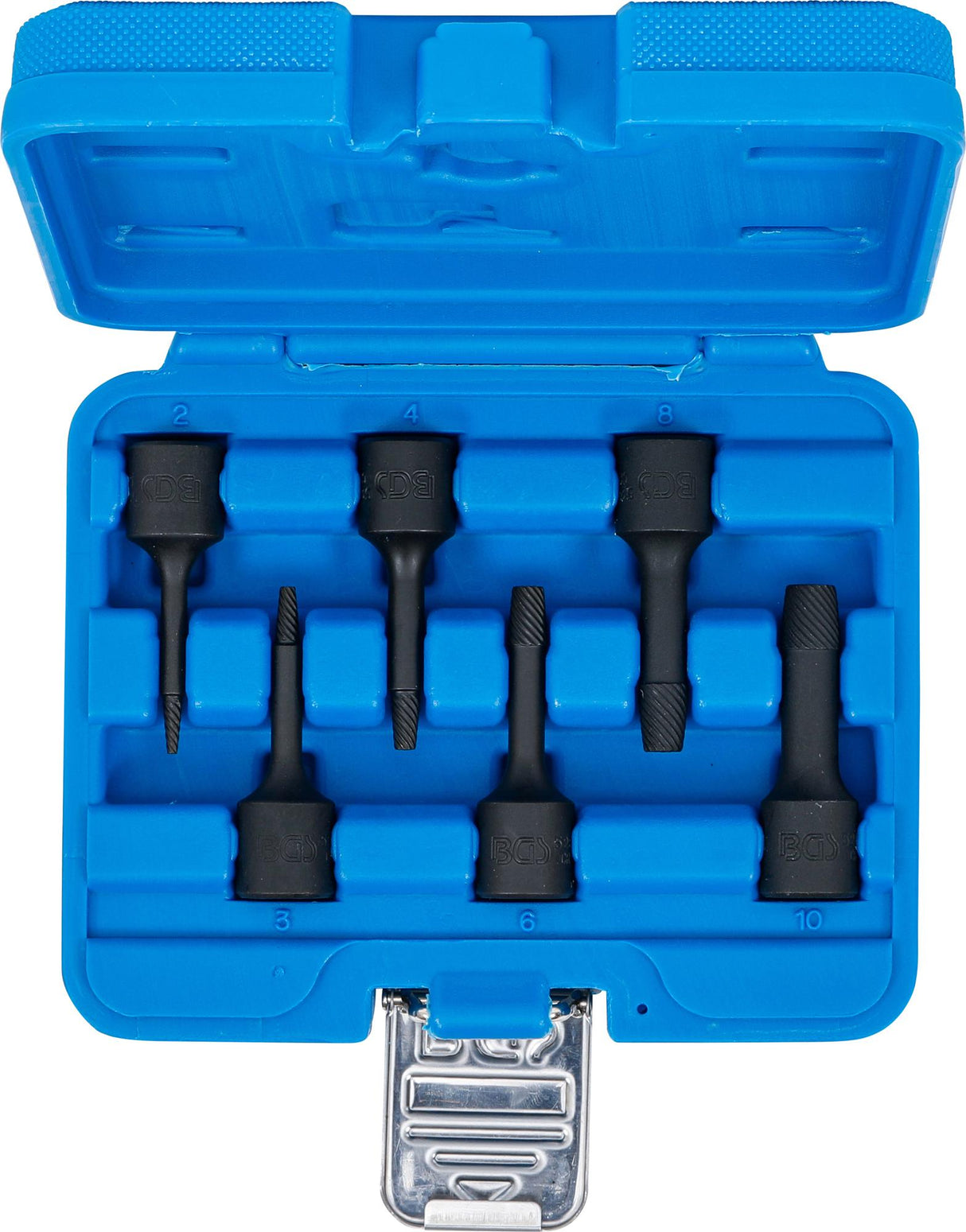 TWIST SOCKET SET (SPIRAL PROFILE) / SCREW EXTRACTOR | 10 MM (3/8") DRIVE | 2 - 10 MM | 6 PCS. (5281)