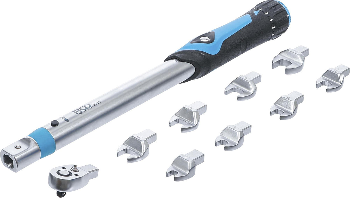 TORQUE WRENCH SET | 6.3 MM (1/4") | 10 - 50 NM | 10 PCS. (2813)