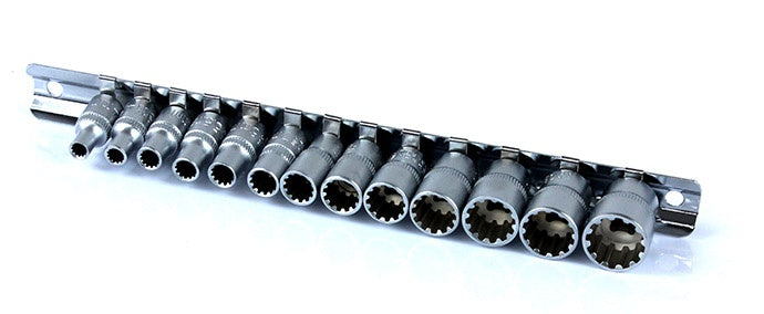 SOCKET SET | MULTIFUNCTIONAL | 6.3 MM (1/4") | 4-14 MM | 13 PCS. (KR144013)