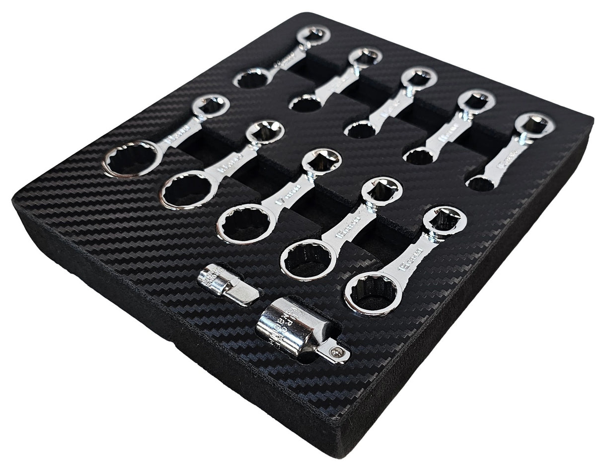 TORQUE ADAPTER SET | 42CR-MO | 10 MM (3/8") | 10 - 19 MM | 12 PCS. (SK82912S)