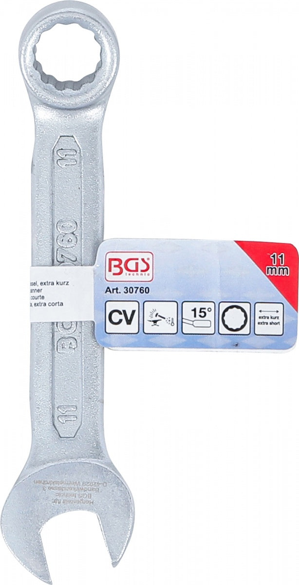 COMBINATION SPANNER | EXTRA SHORT | 11 MM (30760)