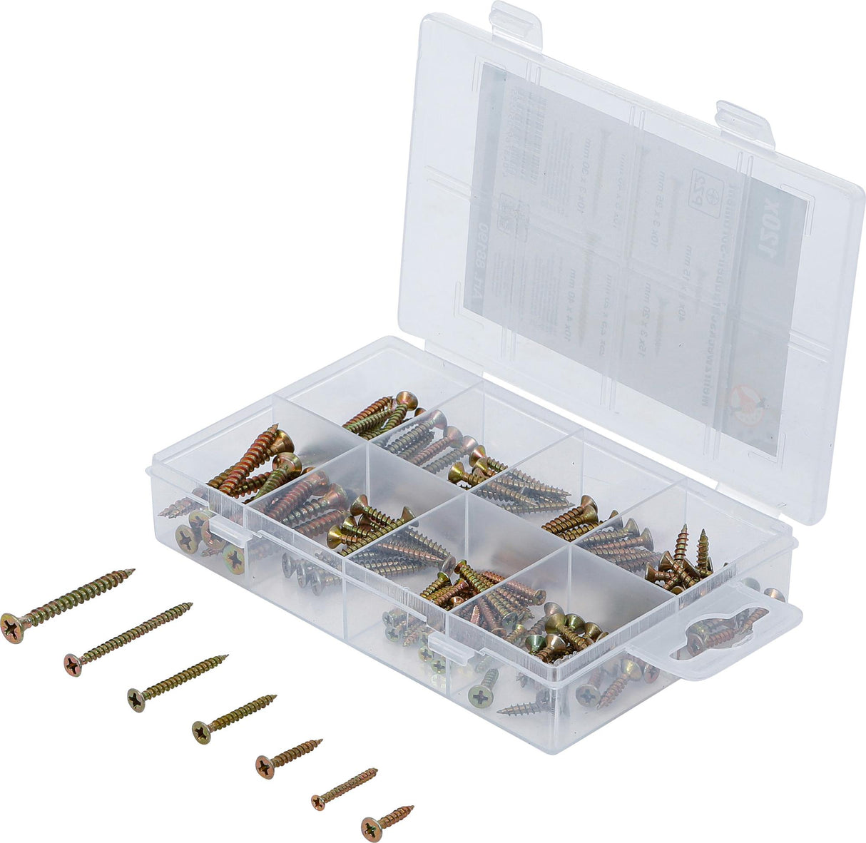 MULTI-PURPOSE SCREWS | CROSS SLOT PZ2 | 120 PCS. (88190)