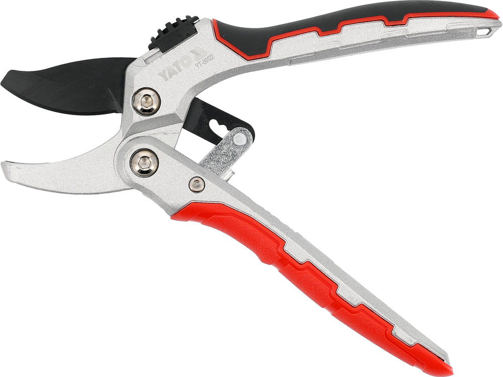 RATCHET SECATEURS FOR DRY BRANCHES WITH LOCK | 190 MM (YT-88122)