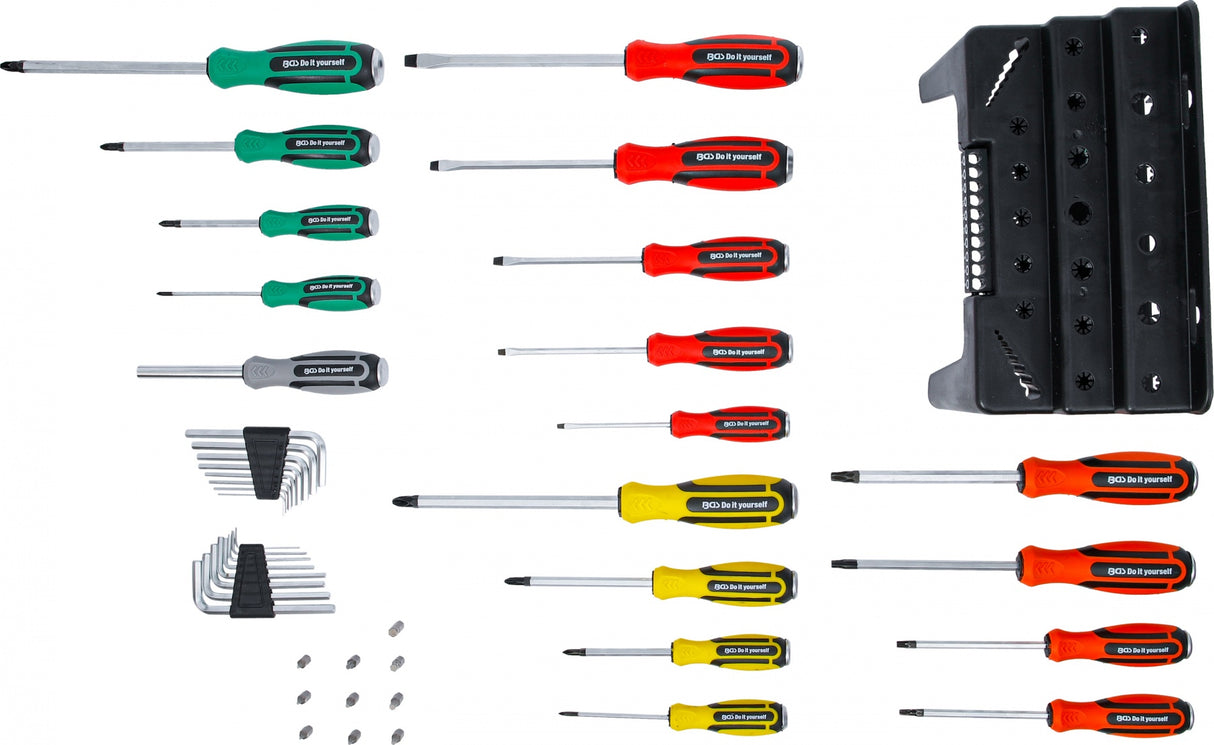 SCREWDRIVER SET | WITH BIT ASSORTMENT | IN A PLASTIC STAND | 44 PCS. (35836B)