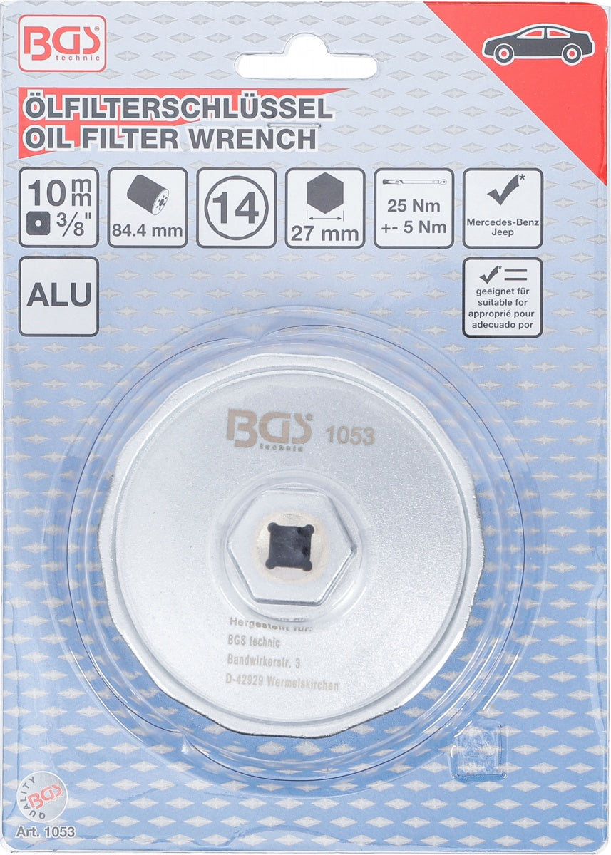 OIL FILTER WRENCH | 14-POINT | Ø 84,4 MM | FOR JEEP, MERCEDES-BENZ, DODGE (1053)