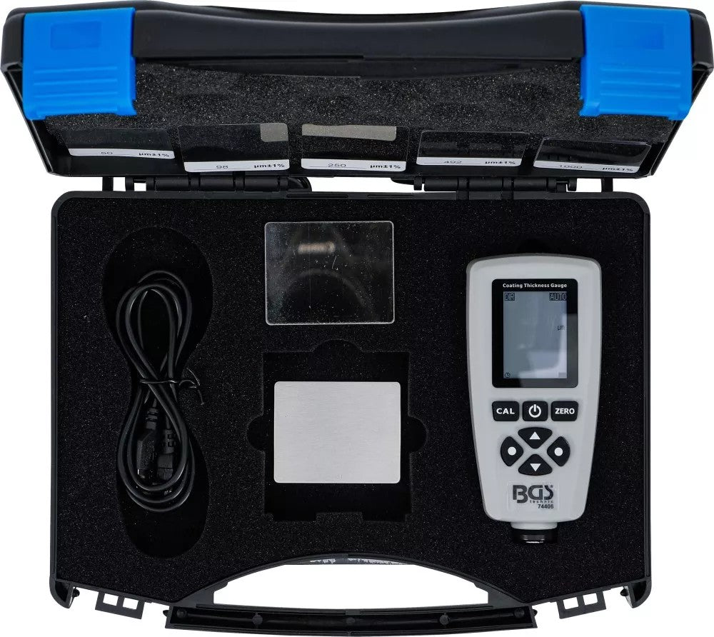COATING THICKNESS GAUGE | FOR IRON AND NON-IRON METALS (74406)