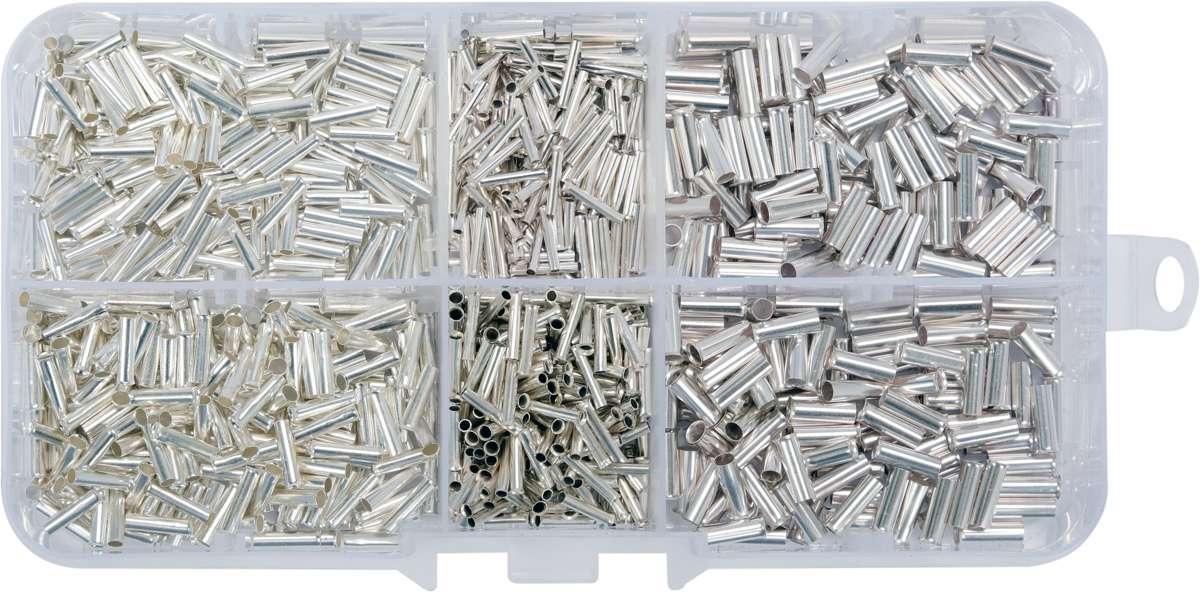 1000PC UNINSULATED CRIMP BOOTLACE FERRUL (YT-06896)