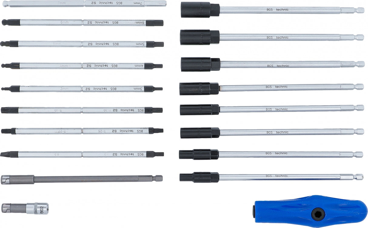 T-HANDLE SCREWDRIVER AND SOCKET SET | 19 PCS. (7985)