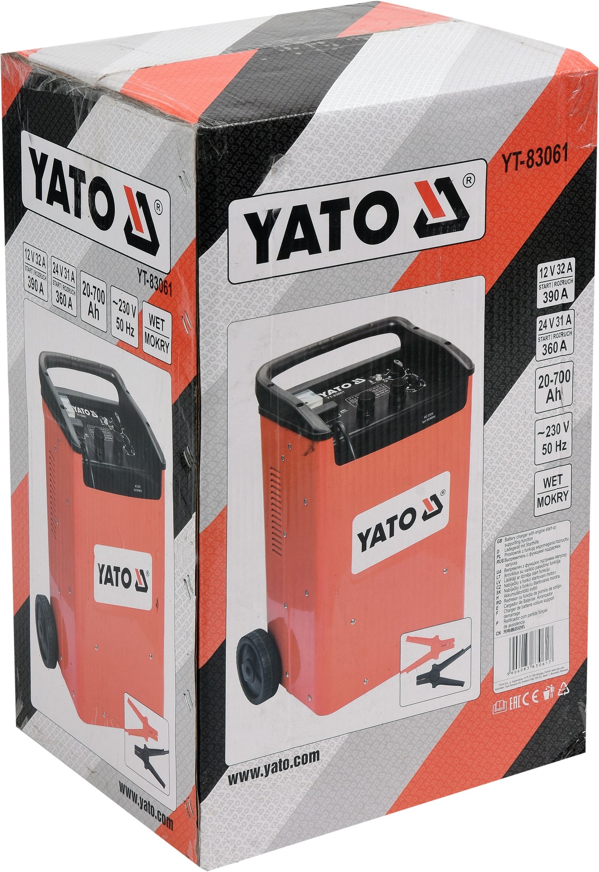 BATTERY CHARGER, JUMP START. 20-700 AH (YT-83061)