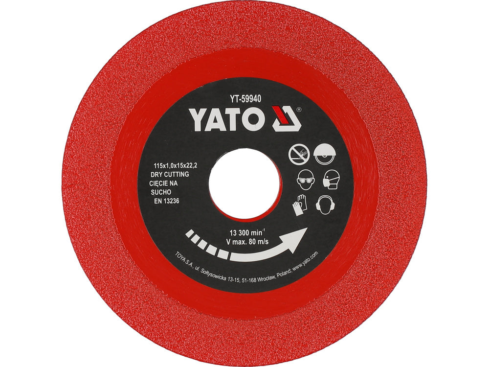 DIAMOND DISC 115MM X 22,23MM (YT-59940)