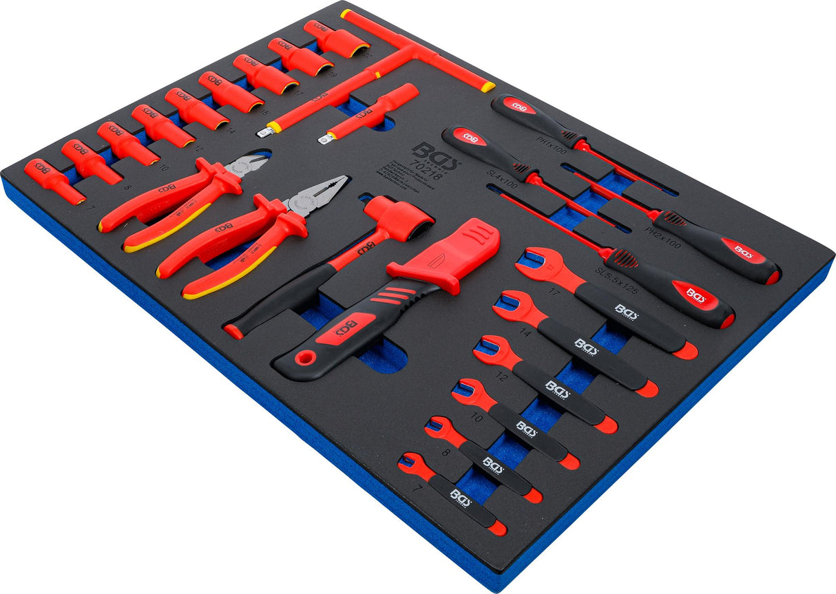 TOOL TRAY 3/3: VDE SOCKET SET | 10 MM (3/8") DRIVE | 26 PCS. (70218)