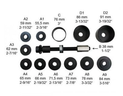 PRESS SET WITH SCREW | 24 PCS. (67300V)