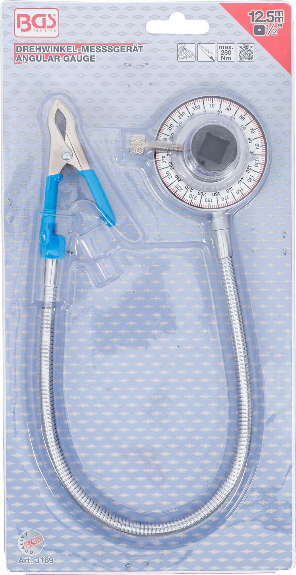 ANGULAR GAUGE WITH CLIP ARM | 12.5 MM (1/2") DRIVE (3169)