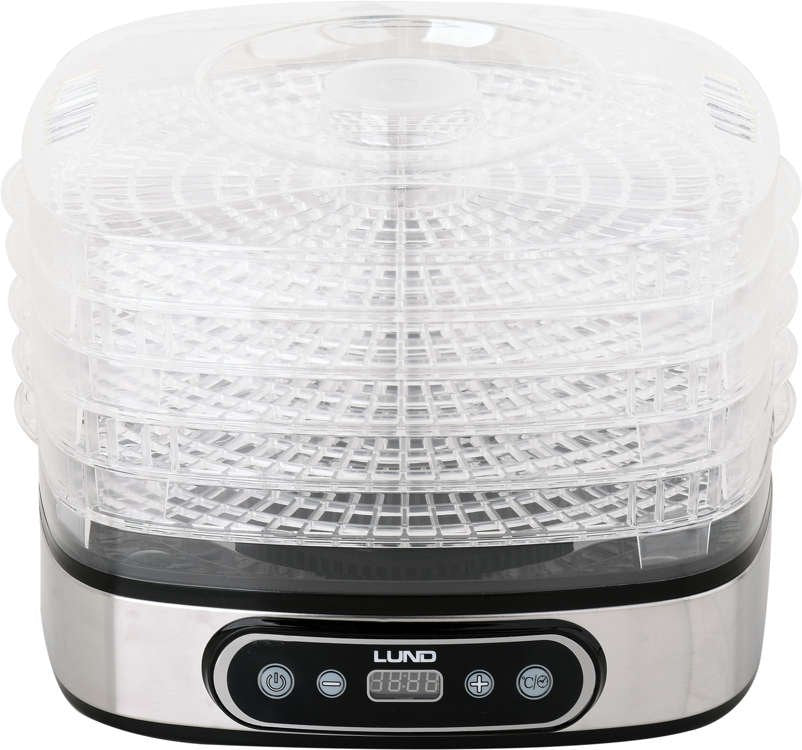 FOOD DEHYDRATOR 5 TRAYS 420-500W TIMER (68271)