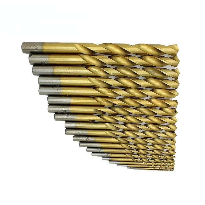 DRILL BIT SET | HSS-TITANIUM | 1 - 10 MM | 19 PCS. (EW-0019)
