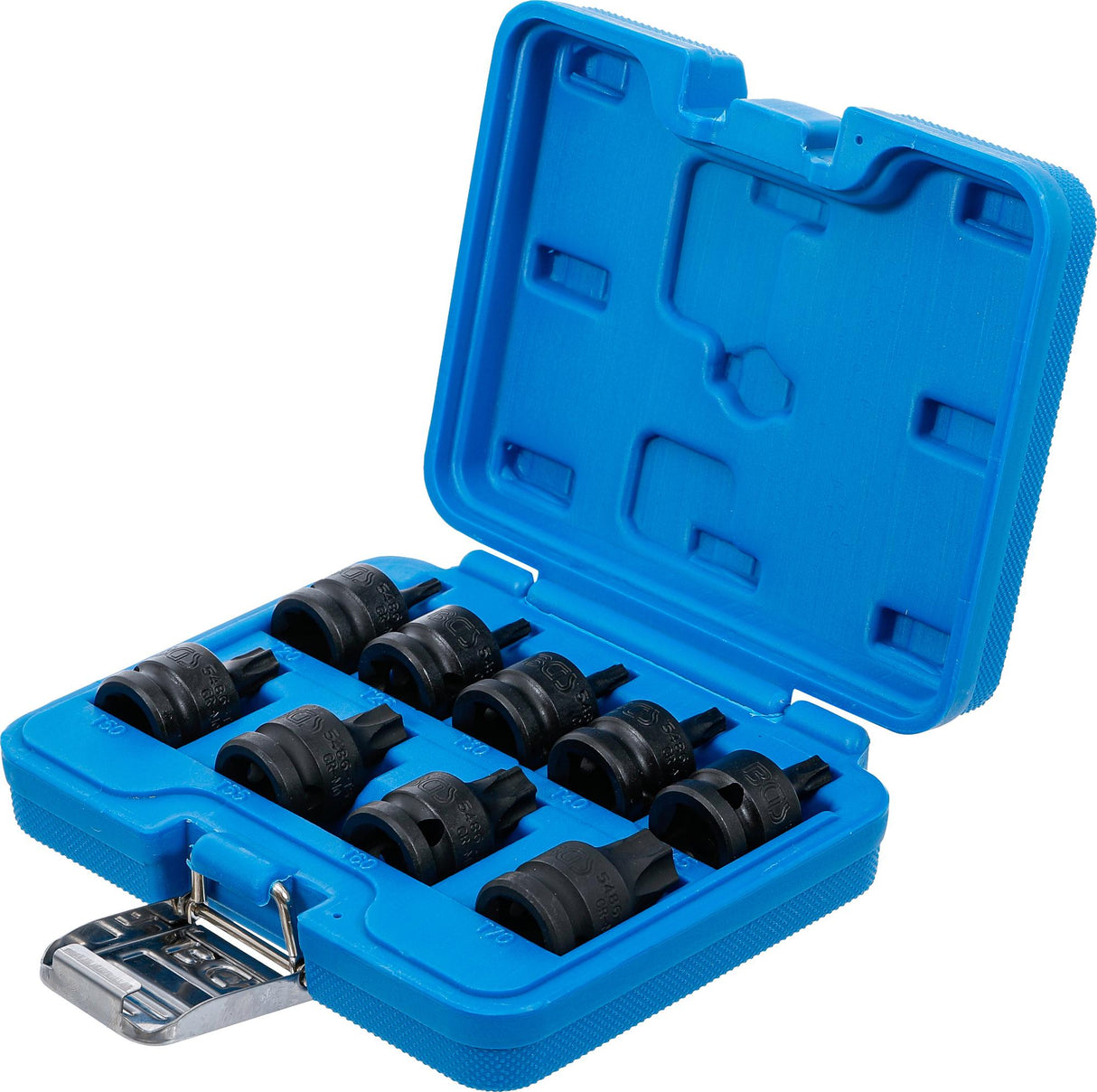 IMPACT BIT SOCKET SET | 12.5 MM (1/2") DRIVE | T-STAR (FOR TORX) T20 - T70 | 9 PCS. (5486)