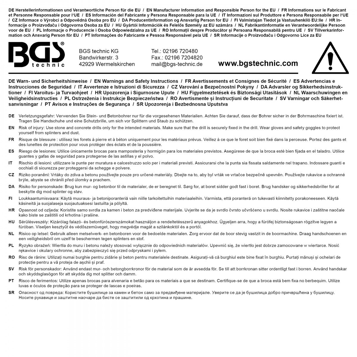 DUST EXTRACTOR FOR DRILLING | 4 - 10 MM (50809)
