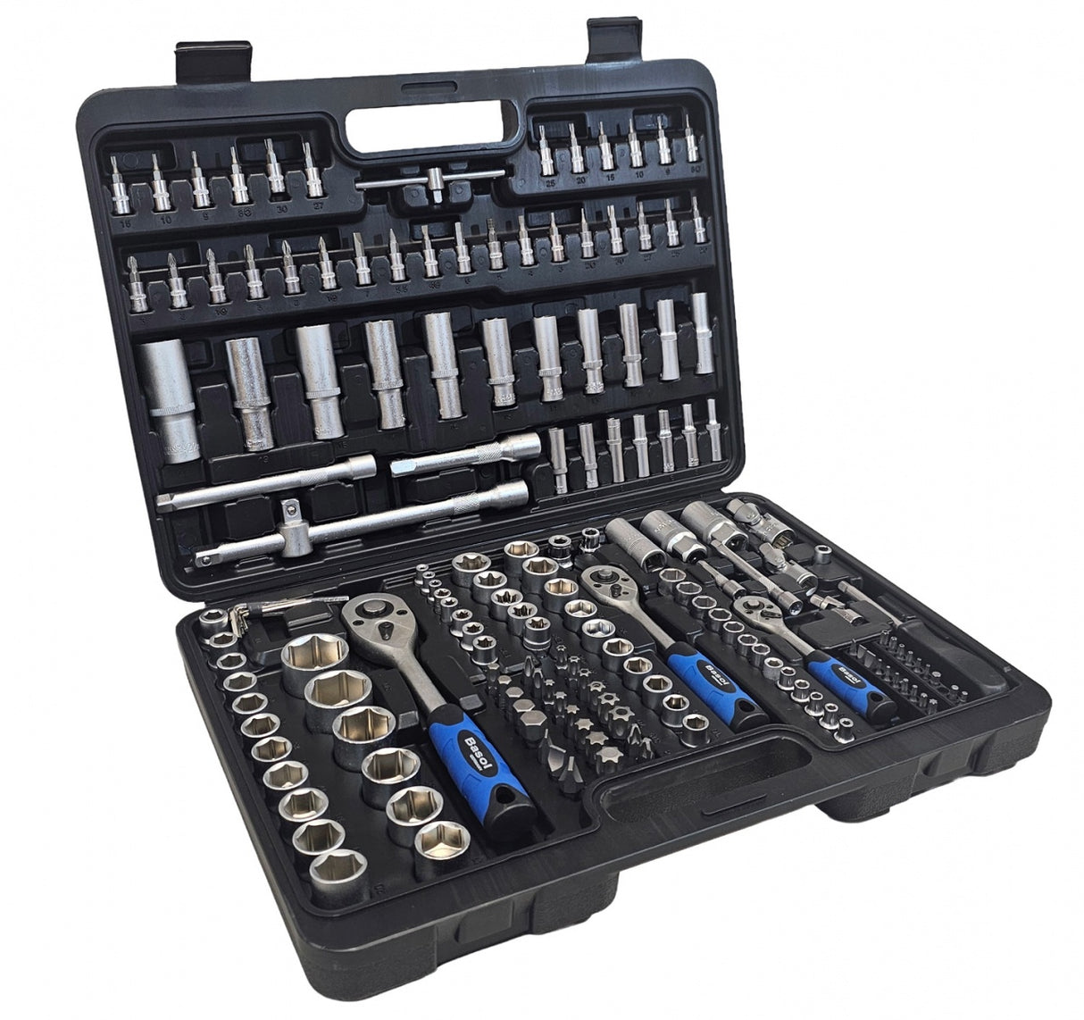 TOOL SET | 6.3 MM (1/4") / 10 MM (3/8") / 12.5 MM (1/2") | 173 PCS. (BS121173)