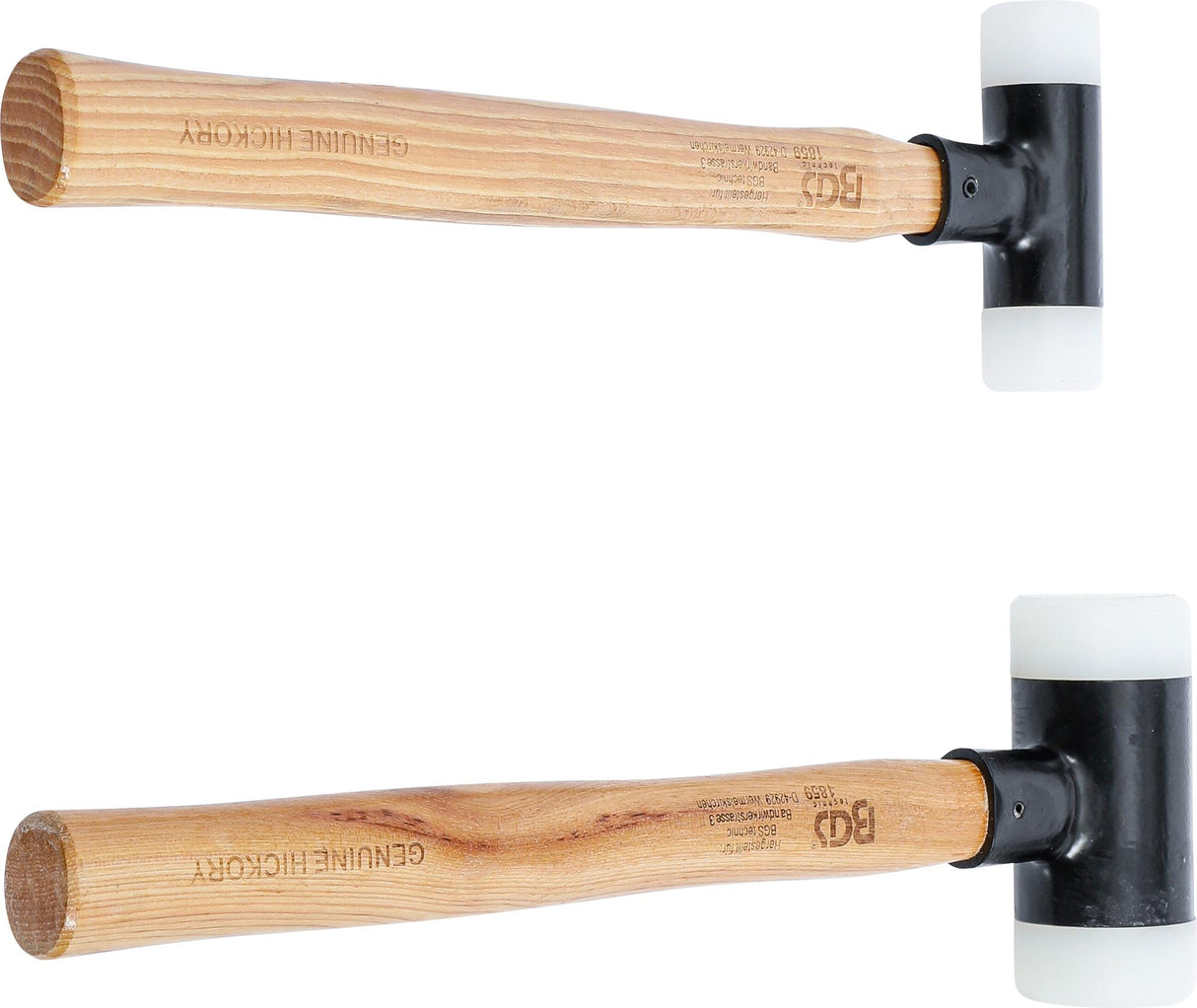 DEAD BLOW HAMMER SET | HICKORY HANDLE | SOFT HEAD | Ø 30 / 45 MM | 300 / 550 G | 2 PCS. (1859)