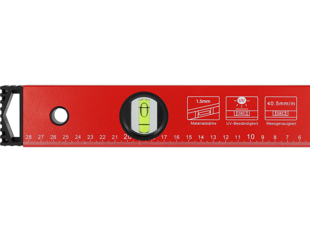 RECTANGULAR ALUMINIUM TRY SQUARE/SPIRIT LEVEL 400 X 300 MM (YT-70744)