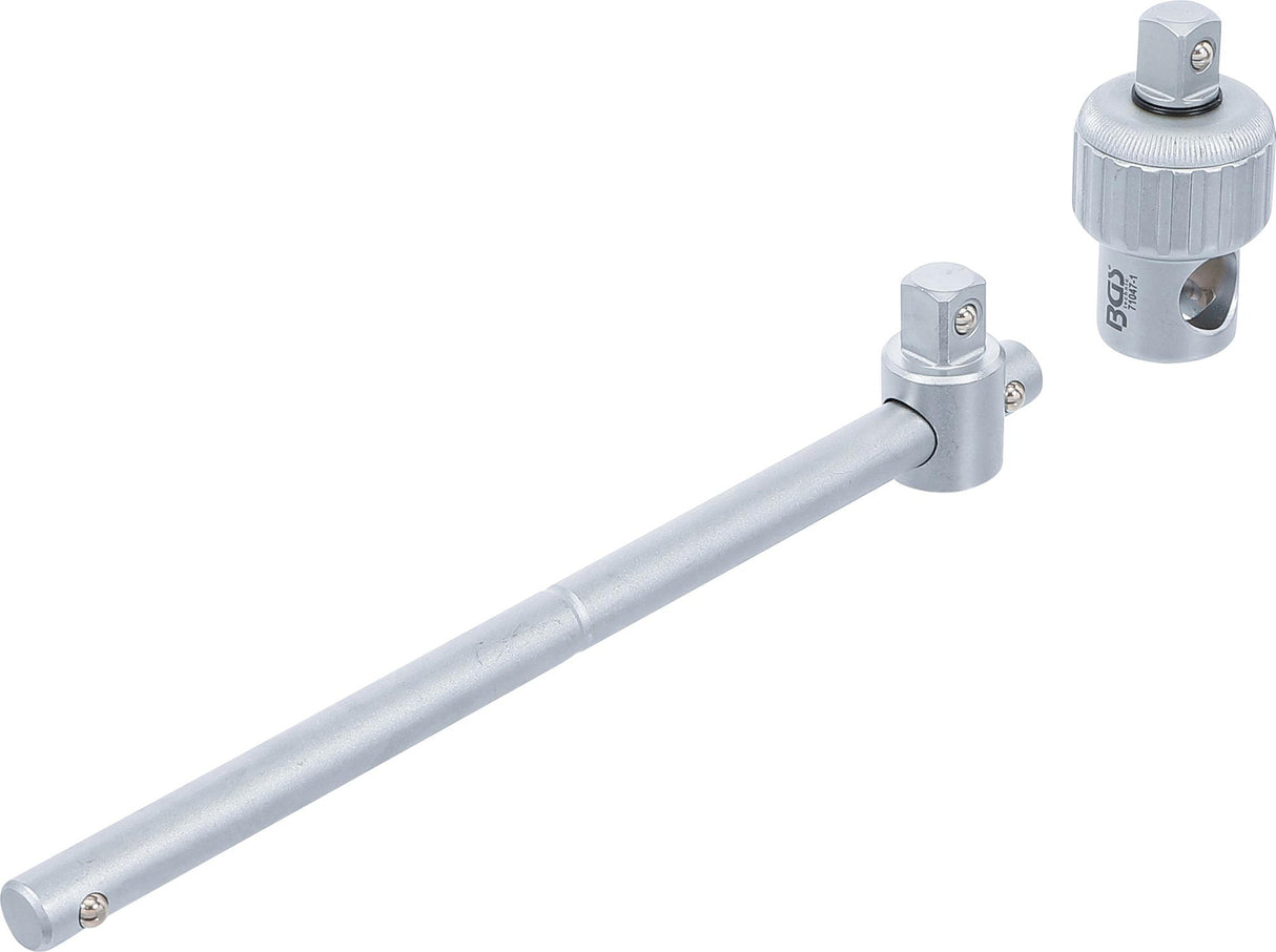 SOCKET ADAPTOR WITH RATCHETING FUNCTION | WITH SLIDING HANDLE | 12.5 MM (1/2") (71047)