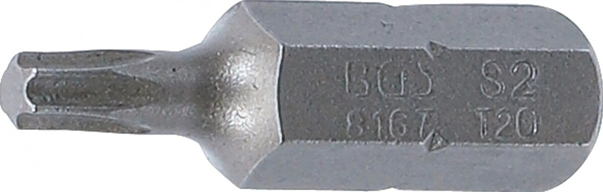 BIT | LENGTH 30 MM | 8 MM (5/16") DRIVE | T-STAR (FOR TORX) T20 (8167)