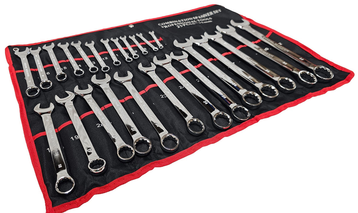 COMBINATION SPANNER SET | CR-V | 6 - 32 MM | 25 PCS. (H10993)