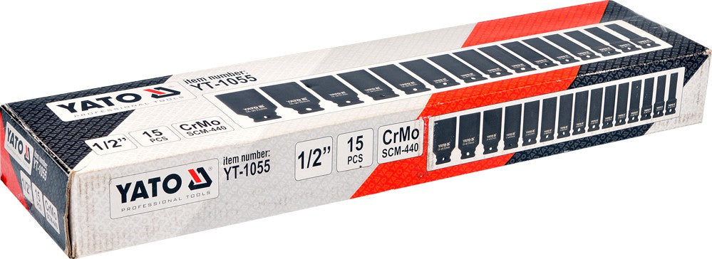 DEEP IMPACT SOCKET SET 15PCS (YT-1055)