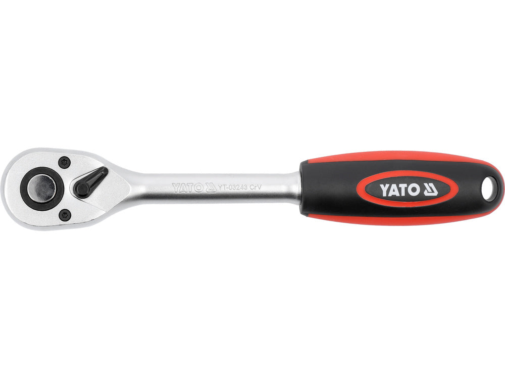 STRAIGHT RATCHET HANDLE 1/2" 90T (YT-03243)