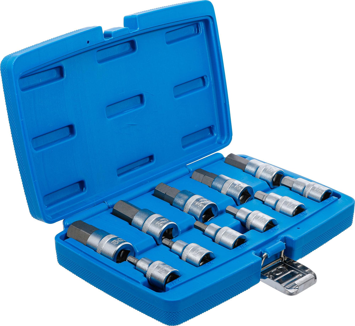 BIT SOCKET SET | 12.5 MM (1/2") DRIVE | INTERNAL HEXAGON 7/32" - 13/16" | INCH SIZES | 11 PCS. (5053)