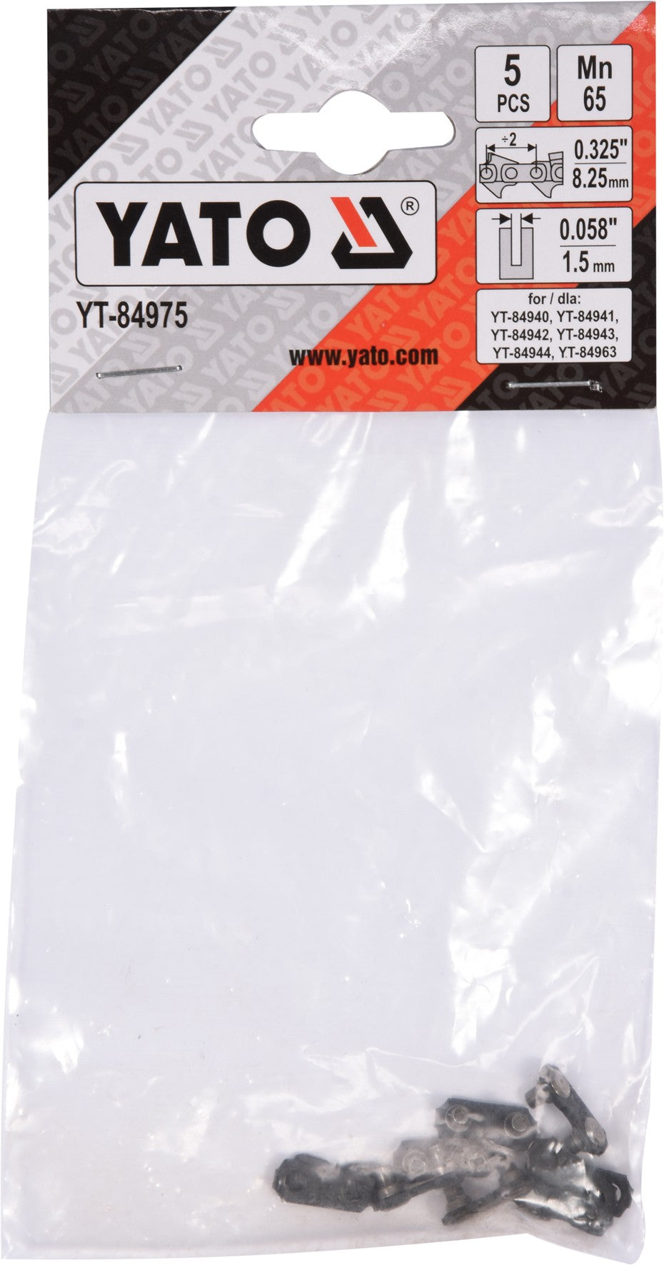 LINKS FOR CHAIN 0,325" ,058 SET 5PCS (YT-84975)