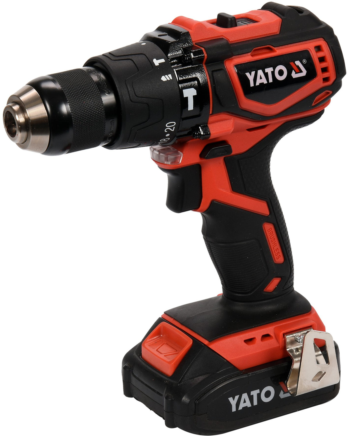 CORDLESS BRUSHLESS DRILL / DRIVER | WITH KIT 18V, 2 BATTERIES | 126 PCS. (YT-44250)