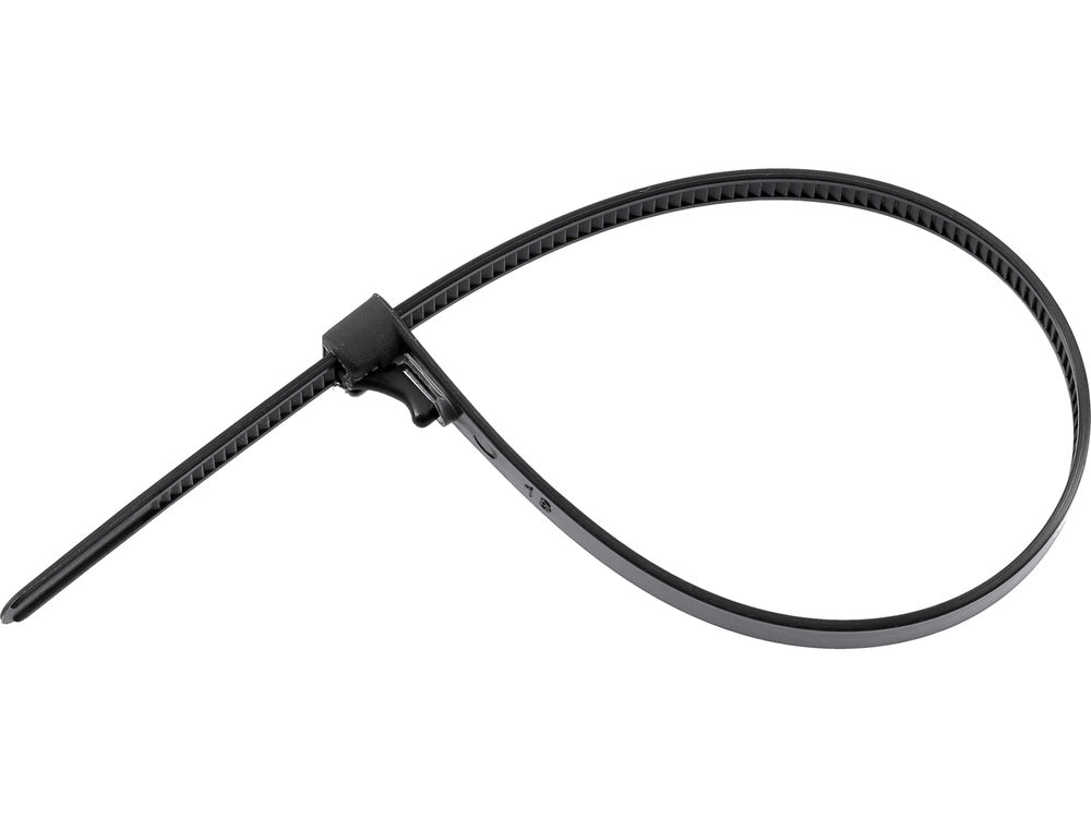 RELEASABLE CAB TIES 7,6X250MM 50PCS BLAC (YT-70674)