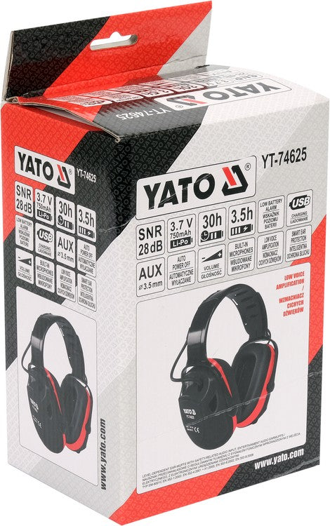 ELECTRONIC EARMUFFS W/ INT. EAR PROTEC. (YT-74625)
