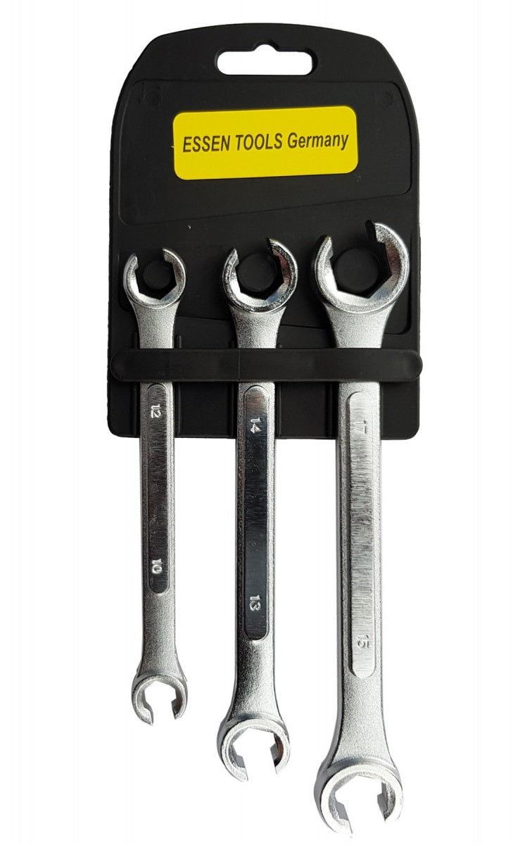 WRENCH SET FOR TUBES | 10X12 / 13X14 / 15X17 MM | 3 PCS. (FNW3M)