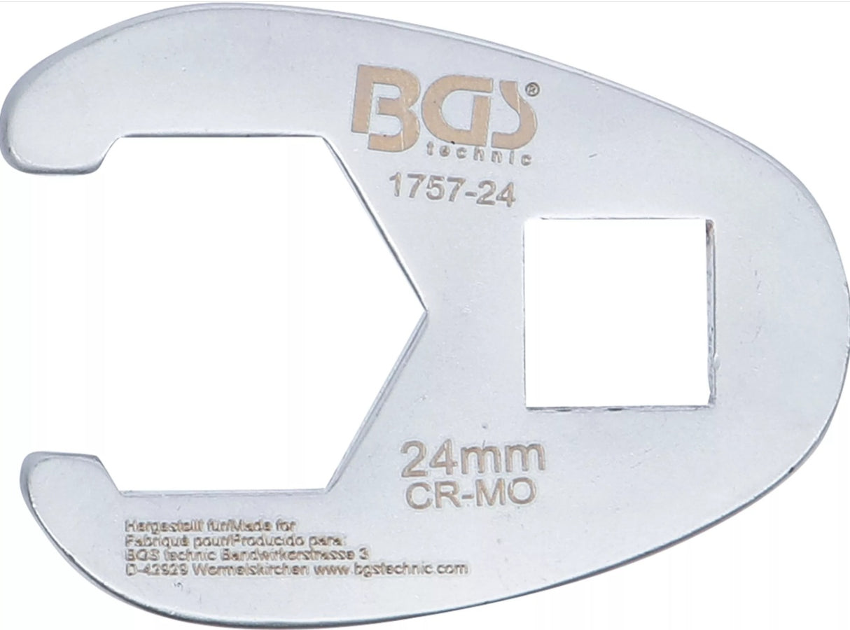 CROWFOOT SPANNER | 12.5 MM (1/2") DRIVE | 24 MM (1757-24)