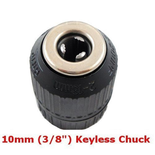 KEYLESS DRILL CHUCK 0.8-10 MM, 3/8"-24UNF (EX-5113)