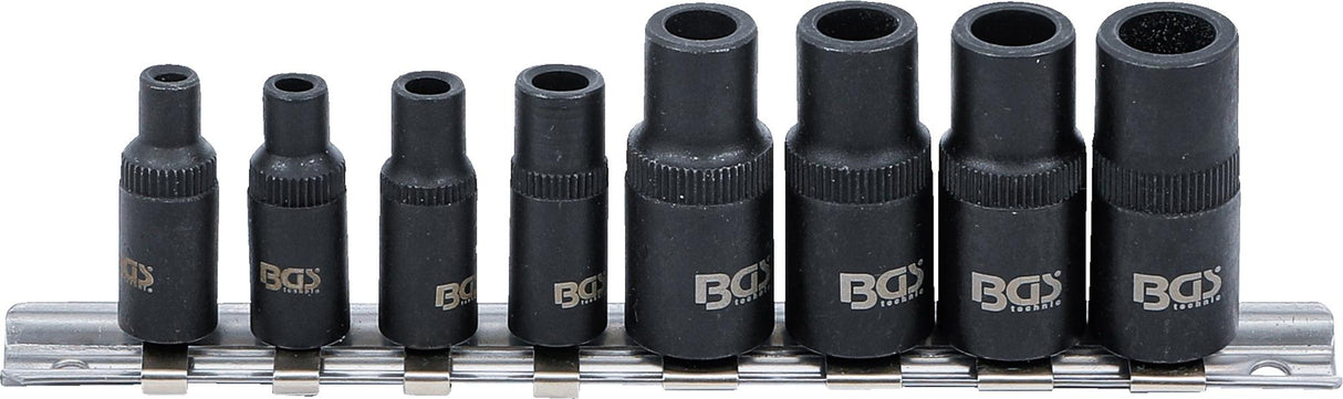 TAP ADAPTOR SOCKET SET | 6.3 MM (1/4") / 10 MM (3/8") DRIVE | 8 PCS. (9771)