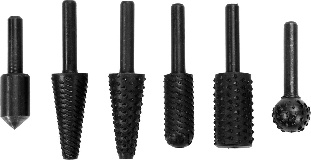ROTARY RASPS FOR METAL(3PCS)&WOOD(3PCS) (YT-61712)