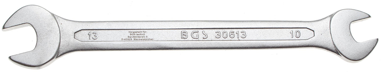 DOUBLE OPEN END SPANNER | 10X13 MM (30613)