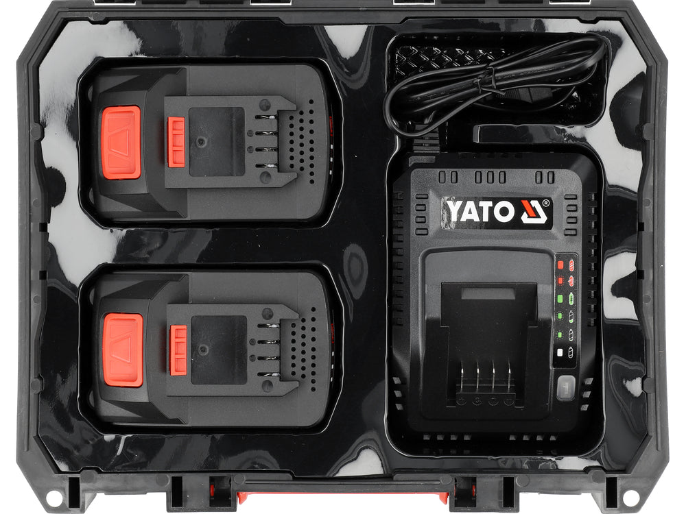 2 X 4.0 AH BATTERIES AND FAST 4.5A CHARGER KIT | 18V (YT-828510)