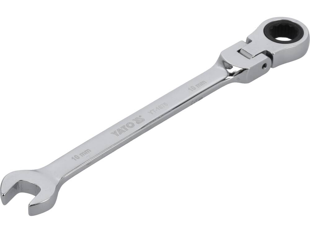 FLEX. RATCHET COMBINATION WRENCH 10MM (YT-1676)