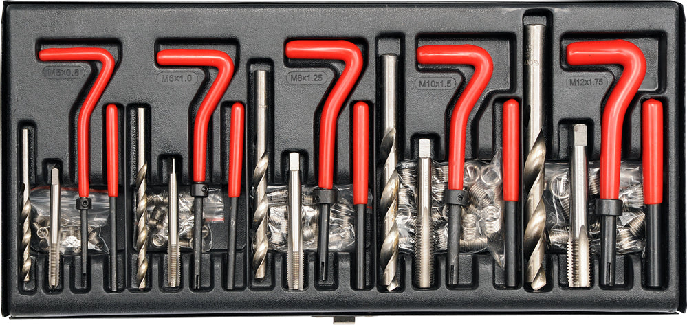 THREAD REPAIR SET M5-M12 131PCS (YT-1763)