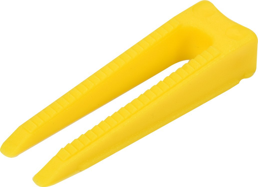 TILE LEVELING SYSTEM | 1 MM / 100 WEDGES AND 300 CLIPS SET IN A BUCKET (04715)