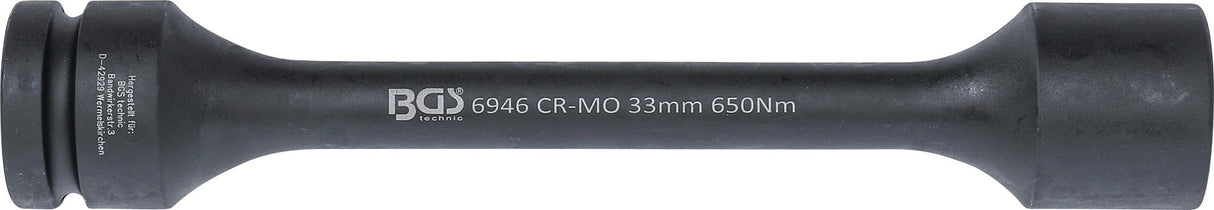 TORSION IMPACT SOCKET, HEXAGON | 25 MM (1") DRIVE | 33 MM | 650 NM (6946)