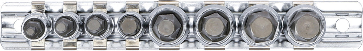 SCREW EXTRACTOR SET | 6.3 MM (1/4") / 10 MM (3/8") DRIVE | FOR DAMAGED INTERNAL HEXAGON 3 - 10 MM | 8 PCS. (6847)